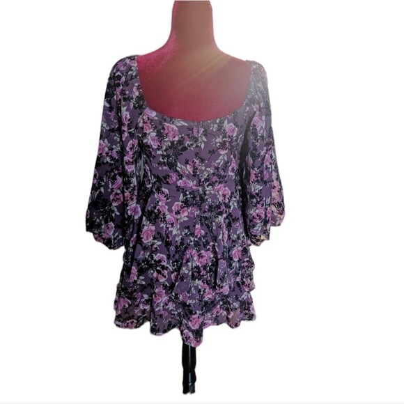 NWOT Altar'd State Tahila Sweetheart Floral Dress Size Medium - Picture 5 of 7